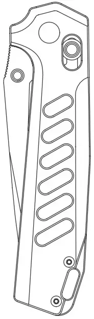 OLICDN Rubato Pocket EDC Knife Black