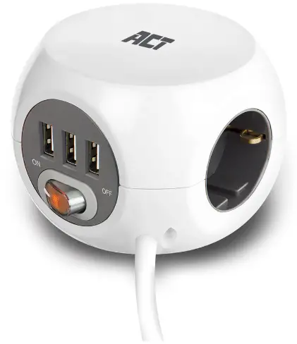 ACT AC2405 Power Socket Cube 1
