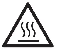 Hazard Hot surface icon