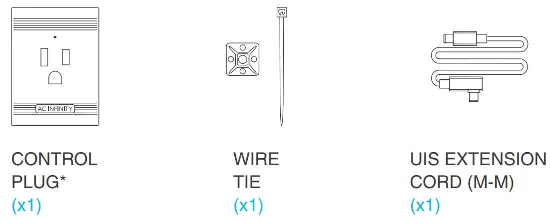 AC INFINITY ADA2207X1 UIS Control Plug - PRODUCT CONTENTS