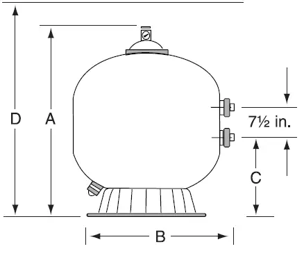 PENTAIR-TR40-Triton-Fiberglass-Sand-Filter-FIG-7