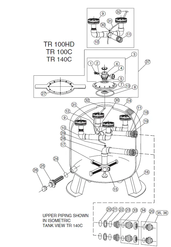 PENTAIR-TR40-Triton-Fiberglass-Sand-Filter-FIG-9
