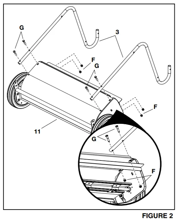 Agri-Fab 45-0570 30 Inch Push Lawn Sweeper -figure 5