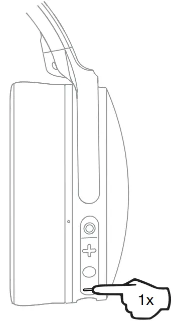 Skullcandy HeshEvo - Volume Down