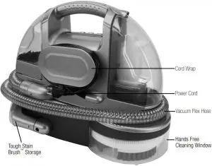 SpotBot Bissell 1200/ 7887/ 12U9 product features