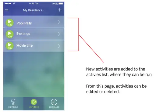 Adding an Activity Cont.