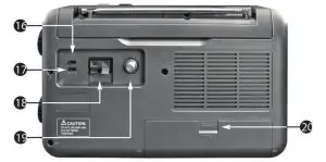 C CRANE Radio EP PRO AM-FM Battery-Functions 3
