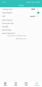 VSYSTO B6 Dash Cam - DVR Parameter Setting