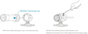 VSYSTO B6 Dash Cam - Damping Bracket