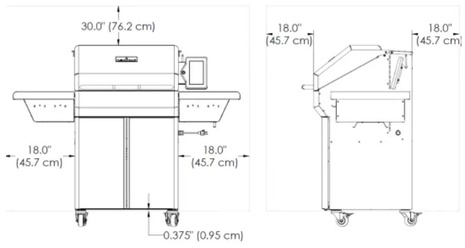 Memphis Elite Cart ITC 3 VG0002S- Combustible Material