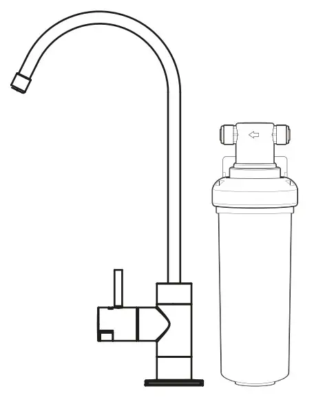 Puretec CR-Z2 Caravan RV Quick Twist Undersink Water Filter System