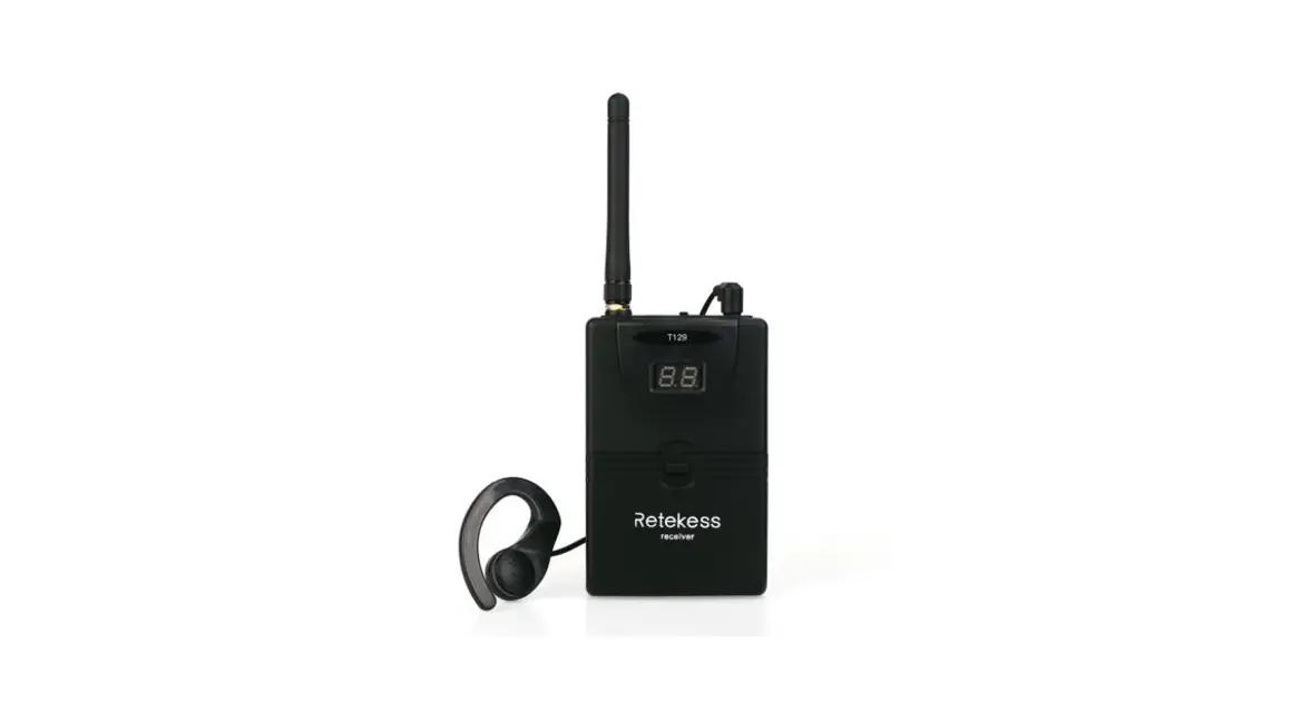 Retekess T129 2.4g Digital Wireless Tour Guide System Instructions Retekess T129 2.4g Digital Wireless Tour Guide System Instructions