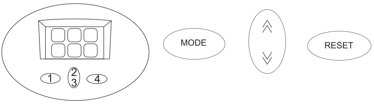 vacTron CV 950 Cyclonic Filtration System-KEYPAD