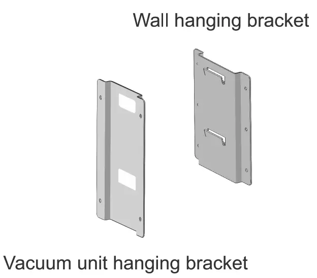 vacTron CV 950 Cyclonic Filtration System-Wall hanging bracket