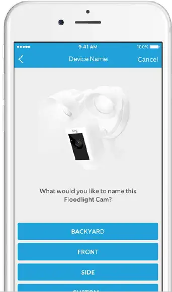 Ring Floodlight Camera fig 1