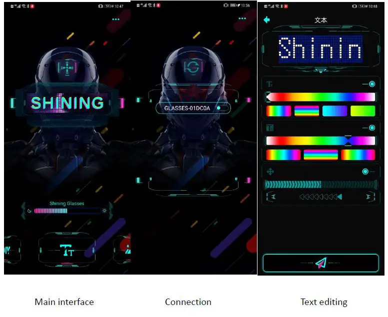 Shenzhen Shining Bright Technology SL-012 Shining Glasses fig 1