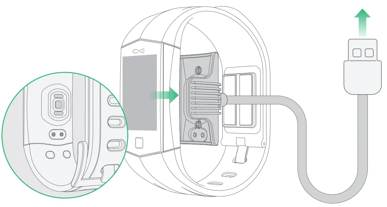 ObeEnd OE M600 Weight Loss Wristband - Charging