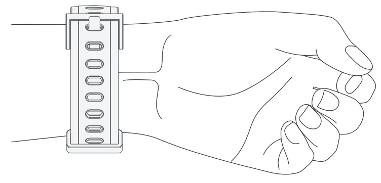 ObeEnd OE M600 Weight Loss Wristband - strap