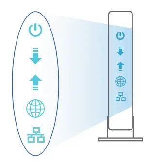 ASUS RT AX86S Wireless AX5700 Dual Band Router- LED lights