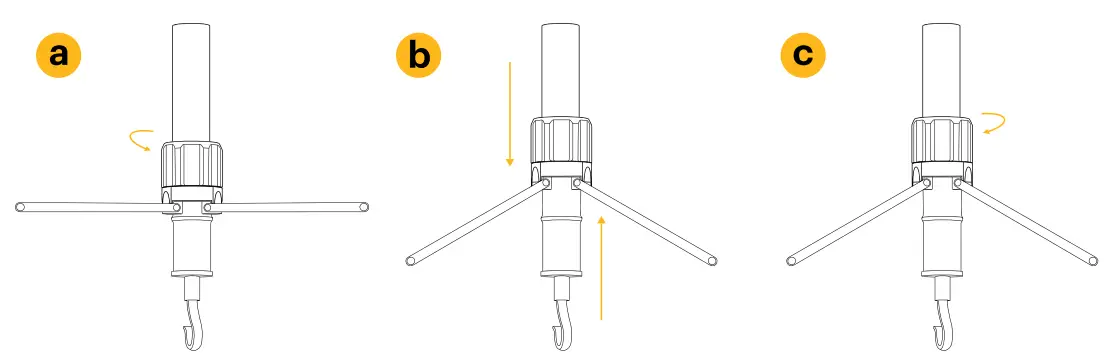 KODAK ROCPGTR62 Photo Gear Tripod-Center Spreader