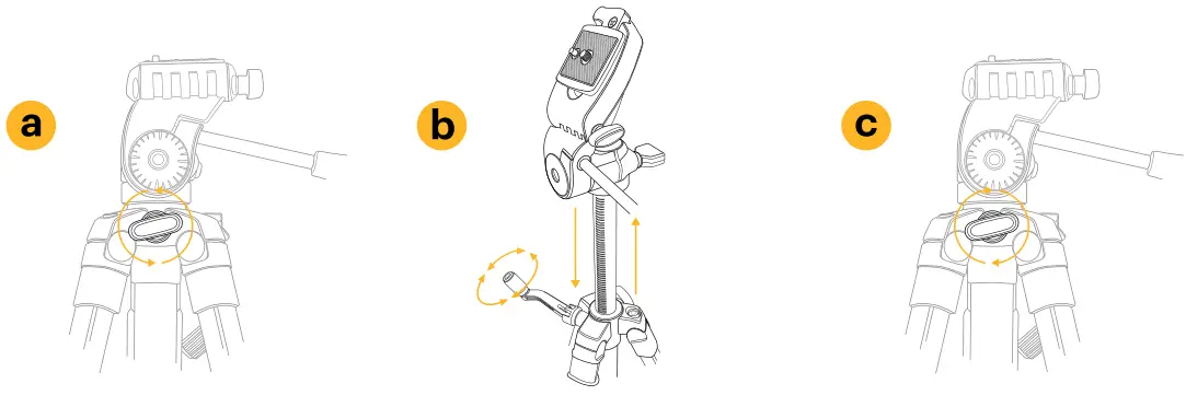 KODAK ROCPGTR62 Photo Gear Tripod-Upper Center Column