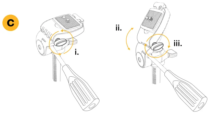 KODAK ROCPGTR62 Photo Gear Tripod-tilt knob