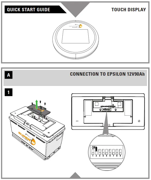 SUPER B SB 0020 Touch Display