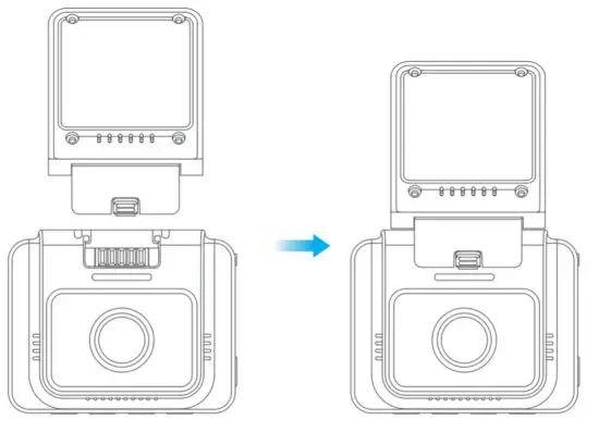 KingSlim D5 Dash Cam with WiFi -Installation 1