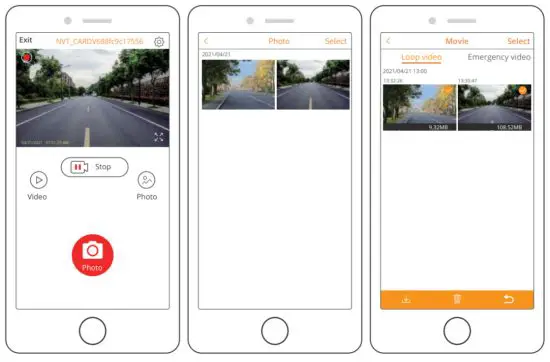 KingSlim D5 Dash Cam with WiFi - PHOTOS