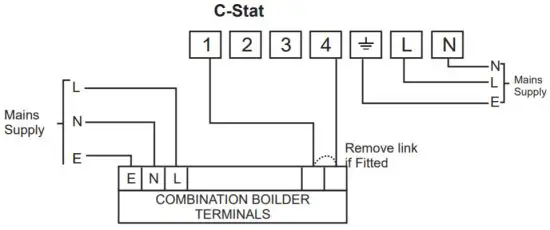 SECURE C Stat 11 M Mains Operated Programmable Room Thermostat - C-Stat