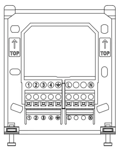 SECURE C Stat 11 M Mains Operated Programmable Room Thermostat - Fitting the wall plate