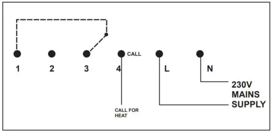 SECURE C Stat 11 M Mains Operated Programmable Room Thermostat - diagram