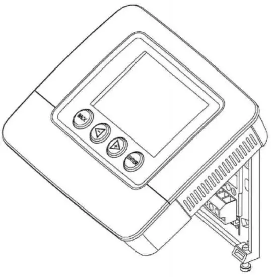 SECURE C Stat 11 M Mains Operated Programmable Room Thermostat - wall plate