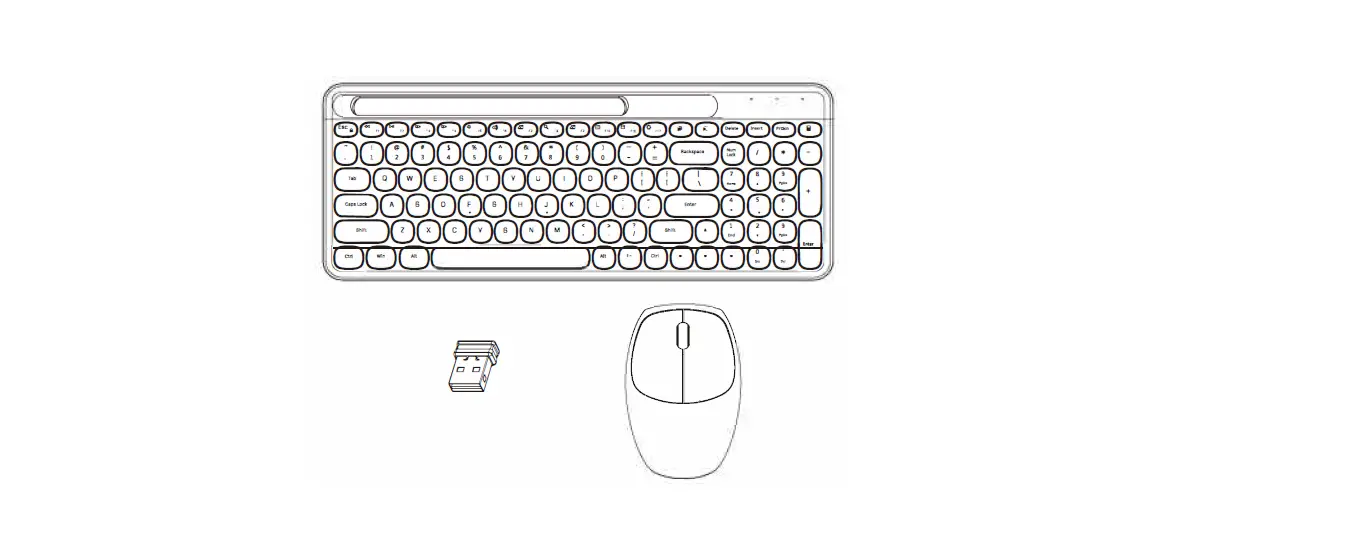 Uhru Wkm-18 2.4ghz Auto-link Keyboard And Optical Mouse User Manual Uhru Wkm-18 2.4ghz Auto-link Keyboard And Optical Mouse User Manual