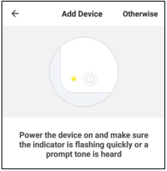 device is flashing Red