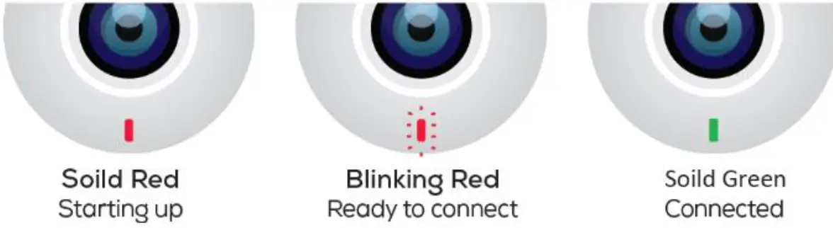 the blinking light mean