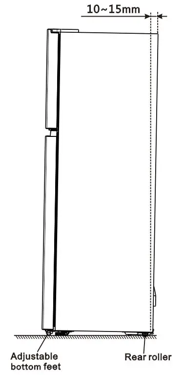 Hisense HRTF504 White Top Mount Refrigerator - Installing your new appliance 3