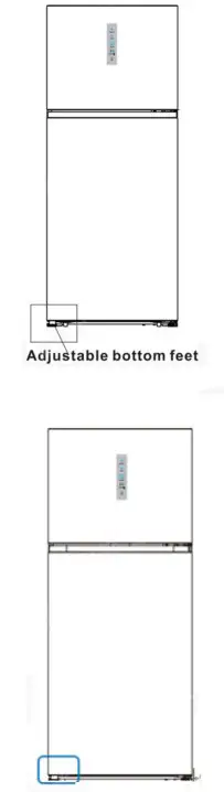 Hisense HRTF504 White Top Mount Refrigerator - Installing your new appliance 4