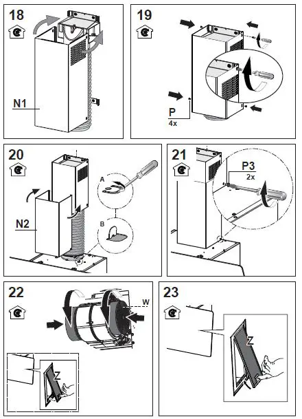 ROROSHETTA Tellus 60 Stainless 60cm Hoods Fig10