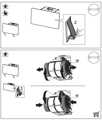 ROROSHETTA Tellus 60 Stainless 60cm Hoods Fig12