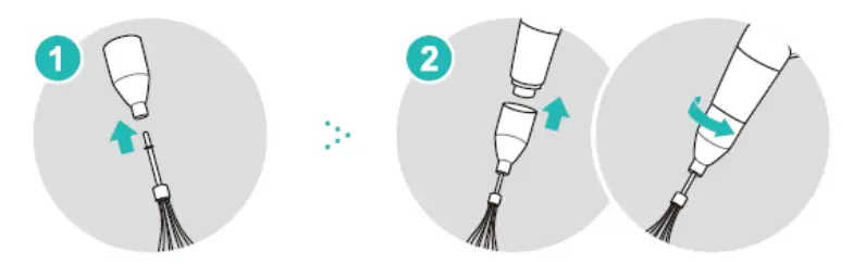 Healthy Choice HBC60 Cordless Stick Blender Set with 3 Adjustable Angles and 21 Adjustable Speeds - How to use the whisk