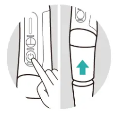 Healthy Choice HBC60 Cordless Stick Blender Set with 3 Adjustable Angles and 21 Adjustable Speeds - Removing the attachments