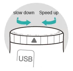 Healthy Choice HBC60 Cordless Stick Blender Set with 3 Adjustable Angles and 21 Adjustable Speeds - Speeds control