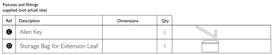 JOHN LEWIS Charlie dining table - Fixtures & Fittings 2