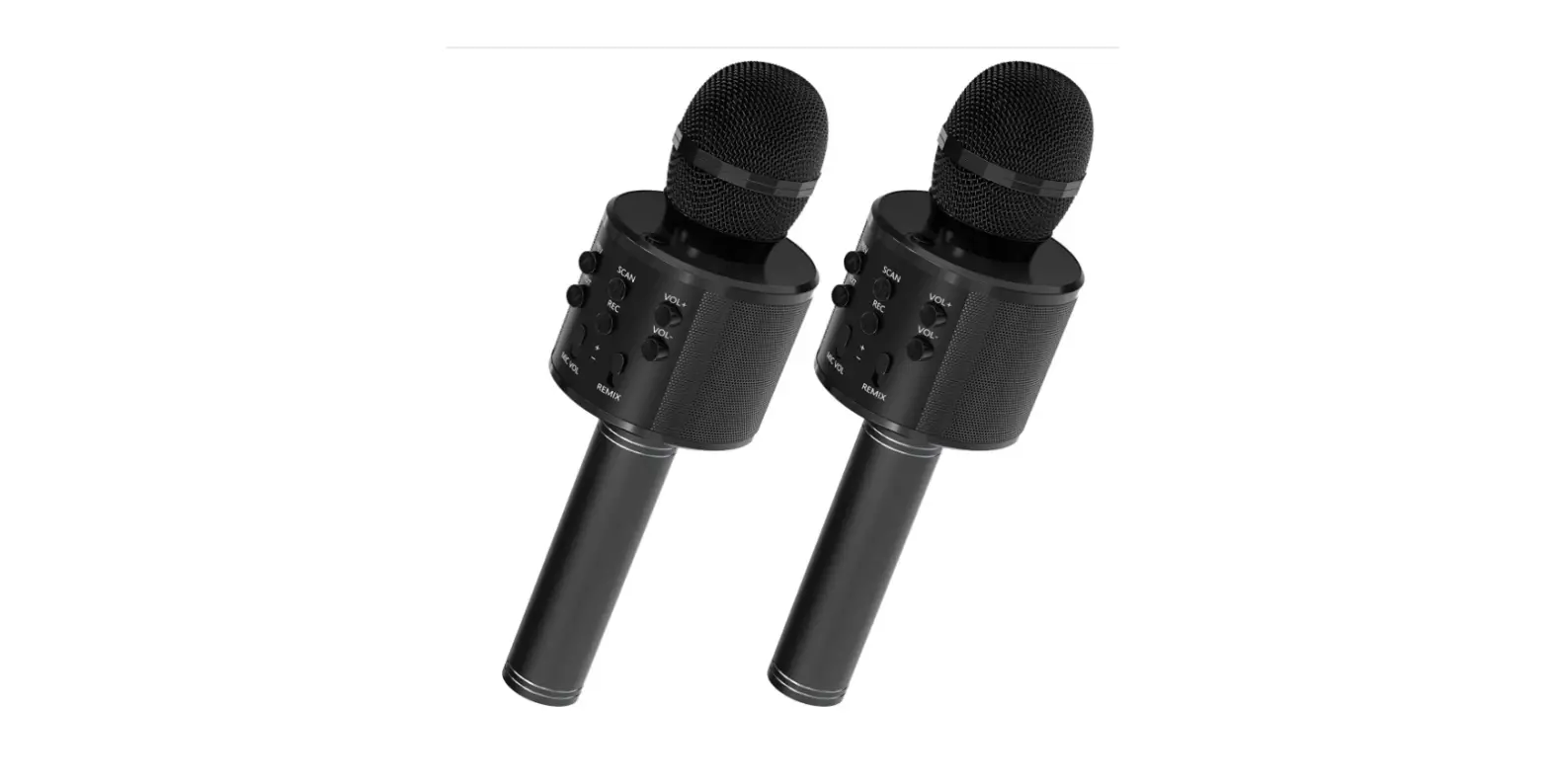 Ovellic 2 Pack Karaoke Microphone For Kids, Wireless Bluetooth Microphones-complete Features/instruction Manual