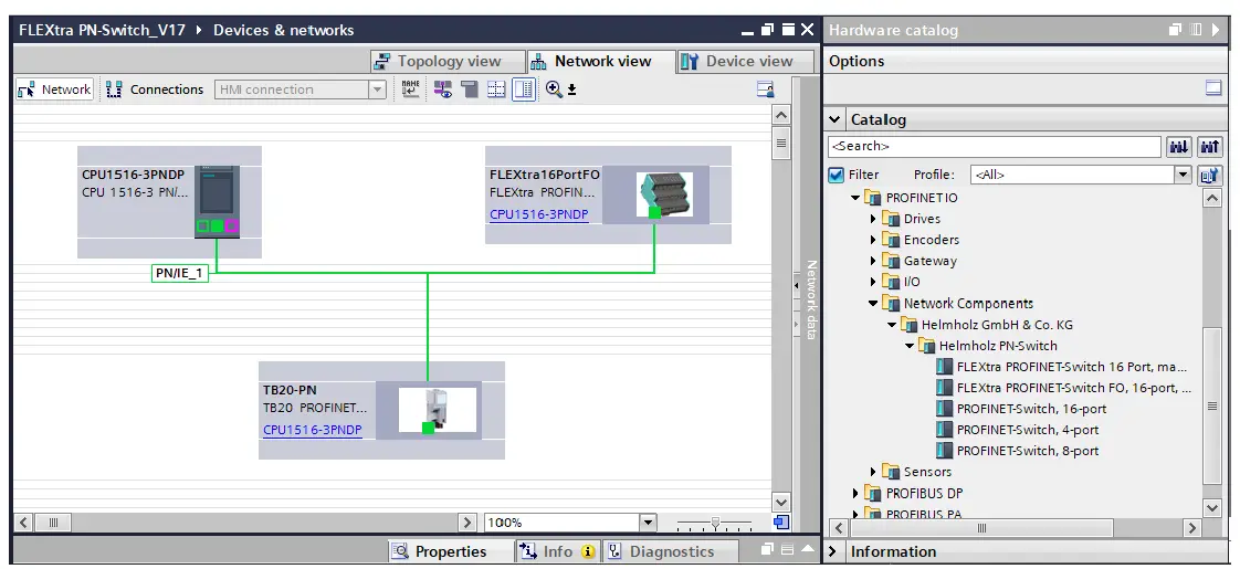 Helmholz -700-856-12F41 -FLEXtra- PROFINET-Switch -FO -16 -Port -10-100-1000 -MBps- FIG 4
