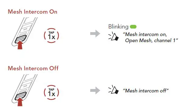 SENA P940767 Stryker Motorcycle Bluetooth Helmet with Mesh Intercom FIG 11