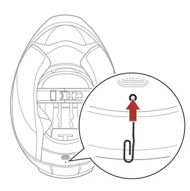 SENA P940767 Stryker Motorcycle Bluetooth Helmet with Mesh Intercom FIG 33