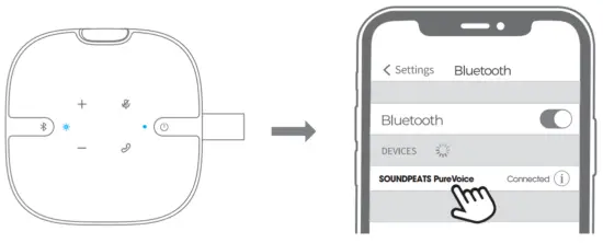 SOUNDPEATS 17080001 PureVoice Wireless Bluetooth Speaker - FIG 9