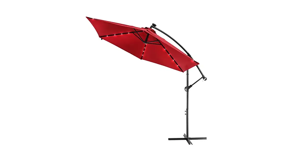 Kingsleeve 102498 Aluminium Cantilever Parasol/garden Umbrella Instructions